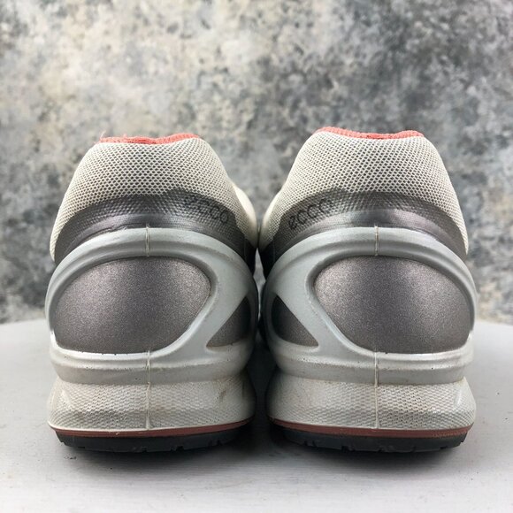 Ecco Women's Size 40 (9-9.5) Performance Biom Fjuel Racer Silver Green Shoes - Picture 8 of 15